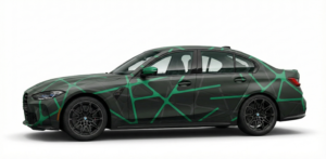 2021 BMW M3 with TRON Pattern