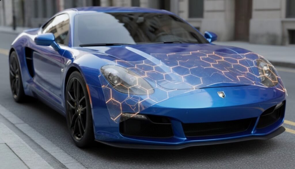 Ferrari with partial shield