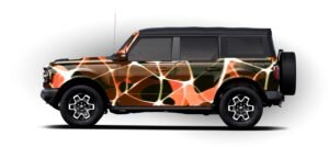 Ford Bronco with BLUR Pattern