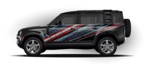 LAND ROVER with LINE Pattern
