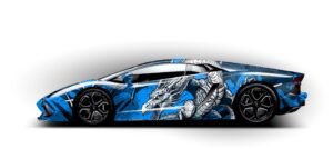 Lamborghini with DRAG 2 Pattern