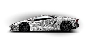 Lamborghini with DRWN 2 Pattern