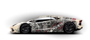 Lamborghini with DRWN 4 Pattern