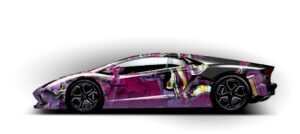 Lamborghini with FLOW Pattern