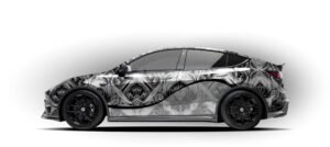 Tesla Model Y with SYMM 2 Pattern