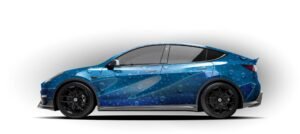 Tesla Model Y with WATR Pattern