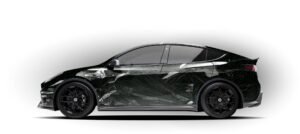 Tesla Model Y with WRAP Pattern