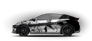 Tesla Model Y with ZIPR Pattern